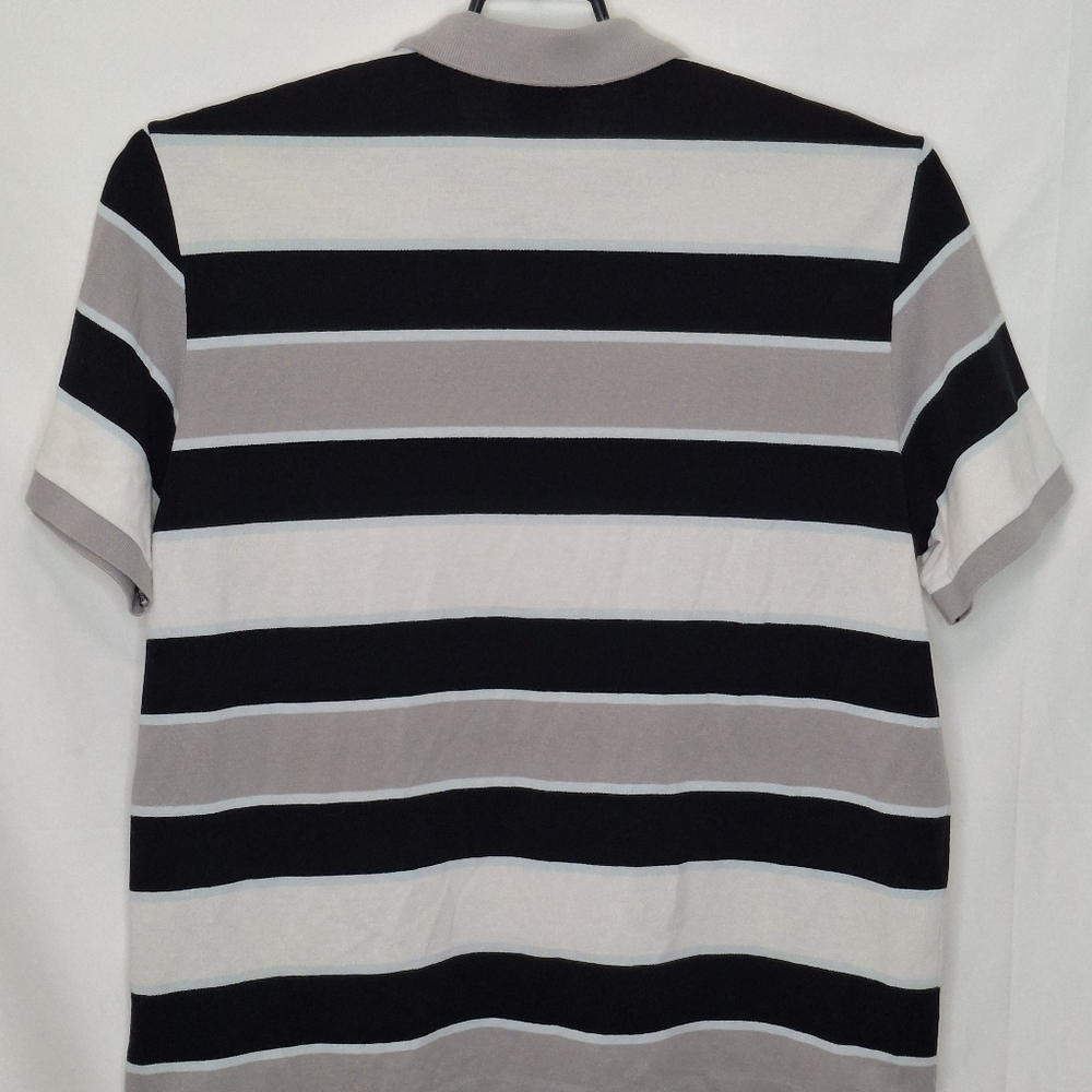 Lacoste Striped Pique Polo Shirt Size XXL (7) - Picture 9 of 13